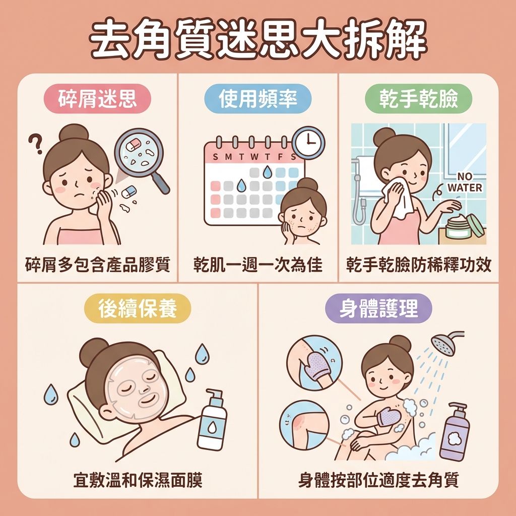 去角質小知識：關於去角質迷思